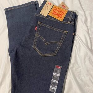 Levi's Men's Slim Jeans - Dark blue Stretch